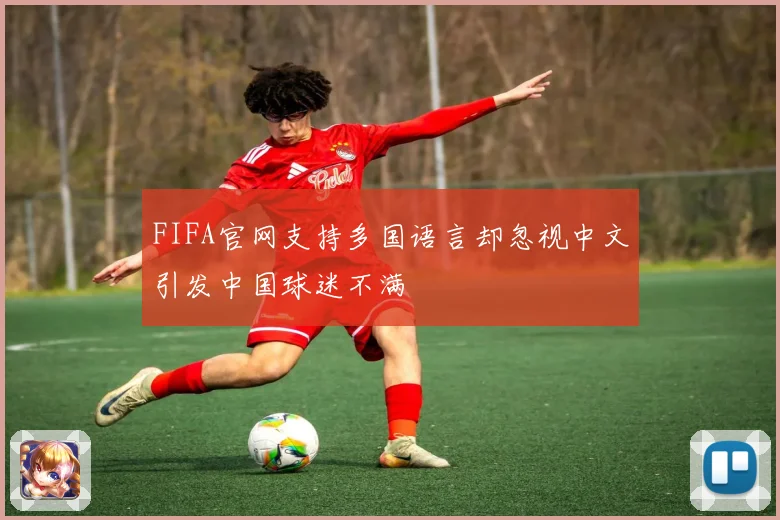 FIFA官网支持多国语言却忽视中文引发中国球迷不满